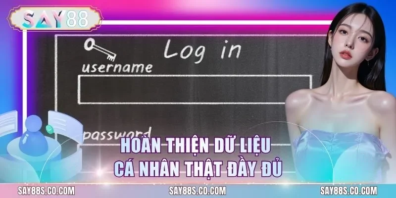 Hoàn thiện dữ liệu cá nhân thật đầy đủ