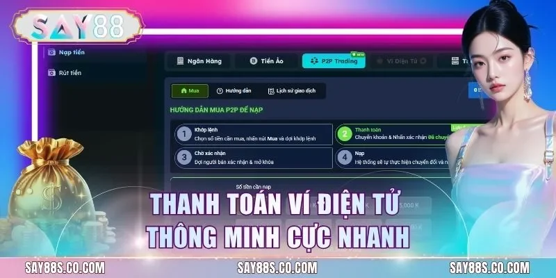 Thanh toán ví điện tử thông minh cực nhanh