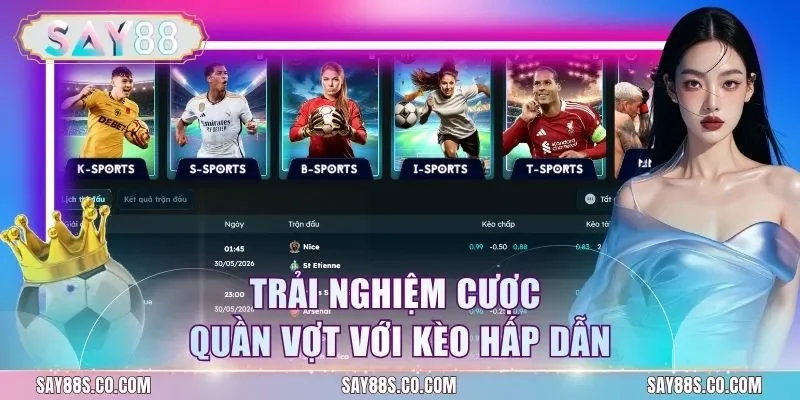 Trải nghiệm cược quần vợt với kèo hấp dẫn