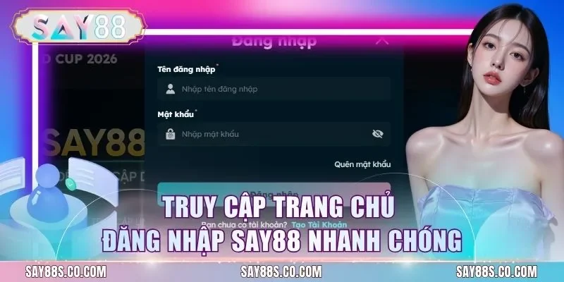 Truy cập trang chủ đăng nhập Say88 nhanh chóng